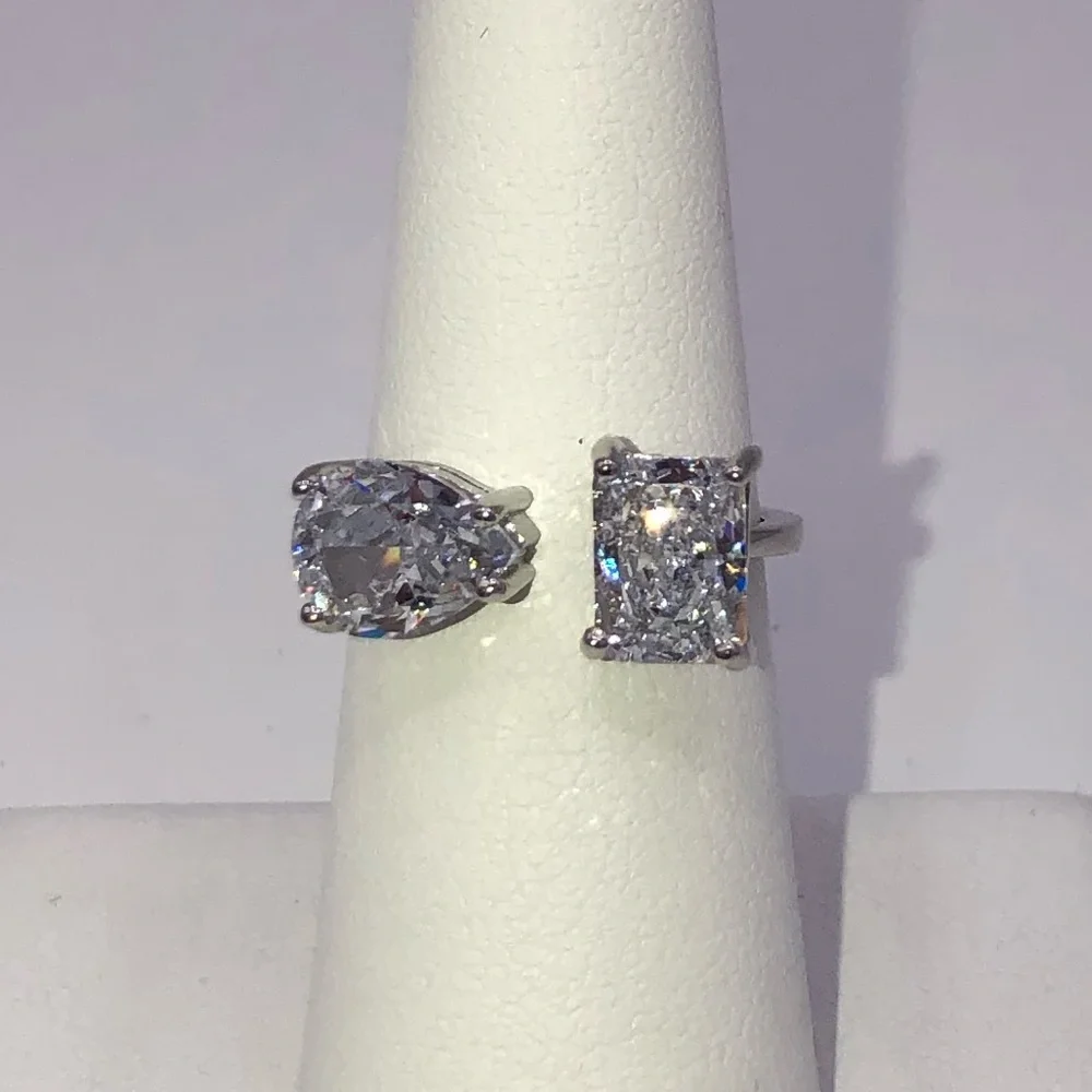 2ct Multi Stone Wrap Ring - Picture 3 of 11